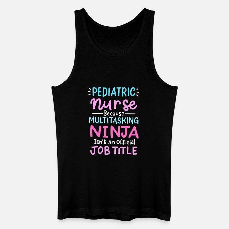 Kinderkrankenschwester - Männer Bio Tank Top - Schwarz