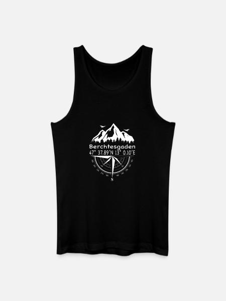 Berchtesgaden - Männer Bio Tank Top - Schwarz