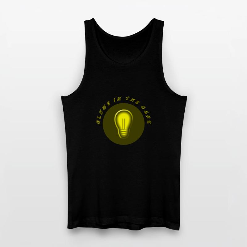 glows in the dark electro current problem Men’s Organic Tank Top