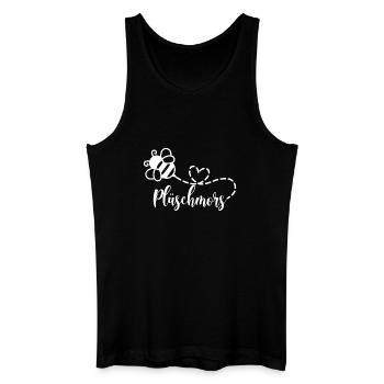 Plüschmors Plattdeutsch Ostfriesisch Hummel Biene - Männer Bio Tank Top - Schwarz - Vorne