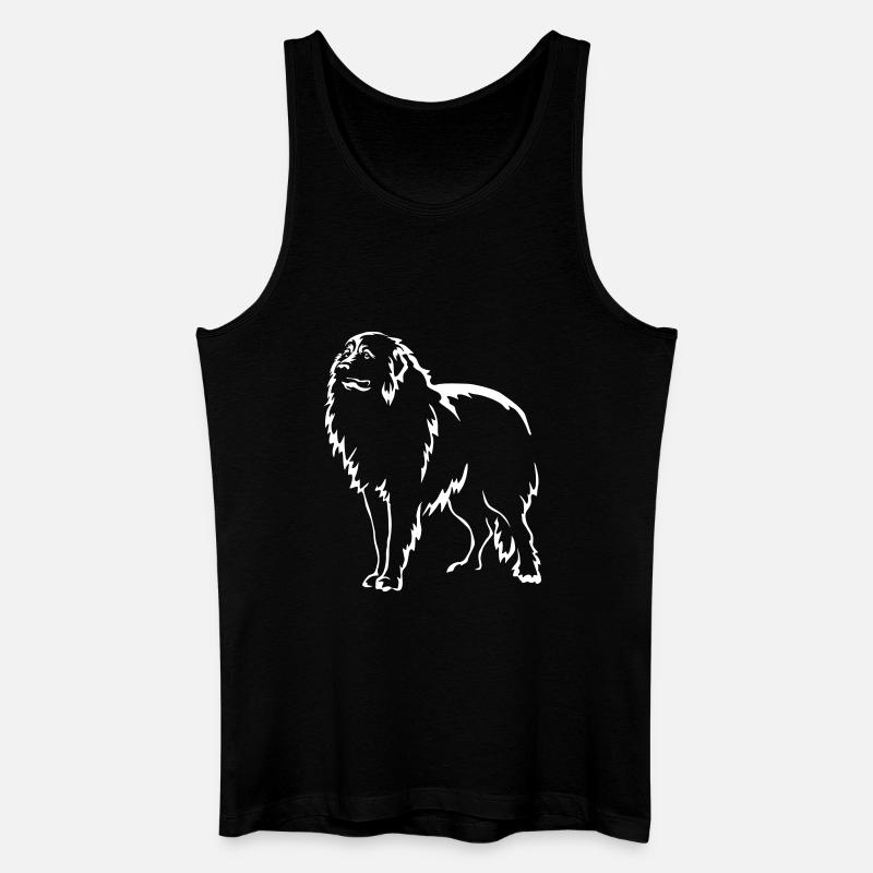 Pyrenäenberghund "Black Edition" - Männer Bio Tank Top - Schwarz