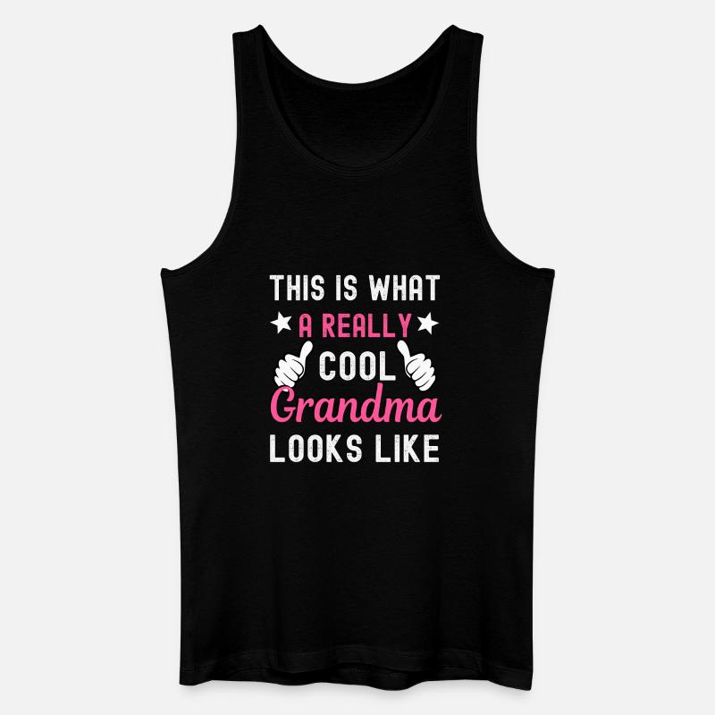 Grossmutter - Männer Bio Tank Top - Schwarz