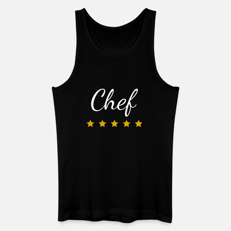 Küchenchef 5 Sterne Hotel - Männer Bio Tank Top - Schwarz