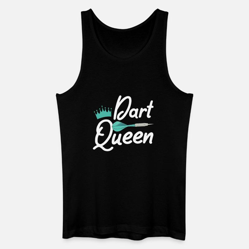 Dart Darts - Männer Bio Tank Top - Schwarz