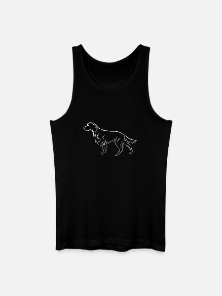 Setter ci-dessus - Débardeur bio Homme - noir