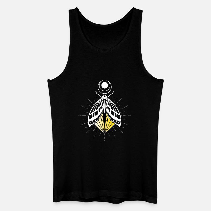 Firefly Moth Moth Moth - Men’s Organic Tank Top - black
