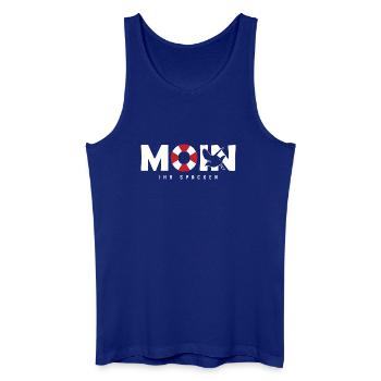 Lustiger Spruch " Moin Ihr Spacken " - Männer Bio Tank Top - Königsblau - Vorne