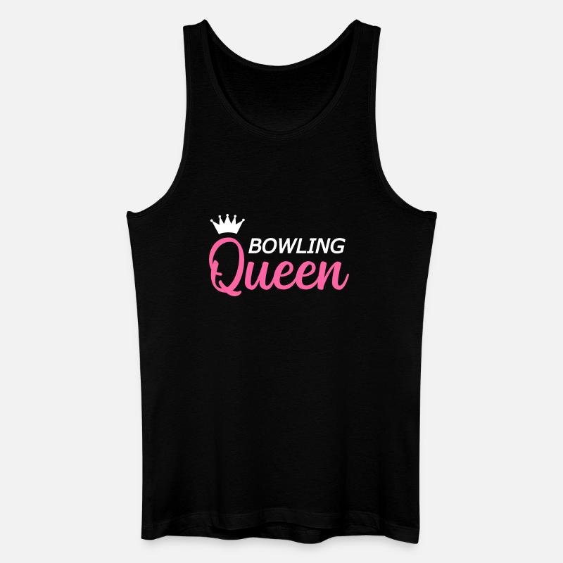 Bowling Kegeln - Männer Bio Tank Top - Schwarz