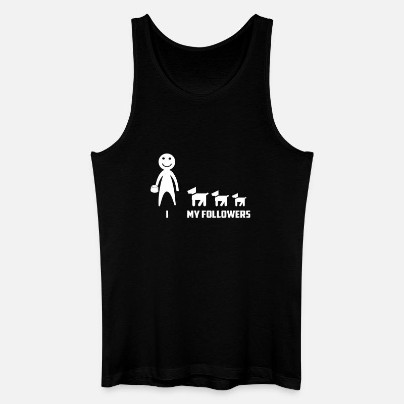 Drôles d’adeptes de chiens - Débardeur bio Homme - noir