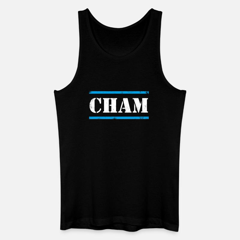Cham - Männer Bio Tank Top - Schwarz