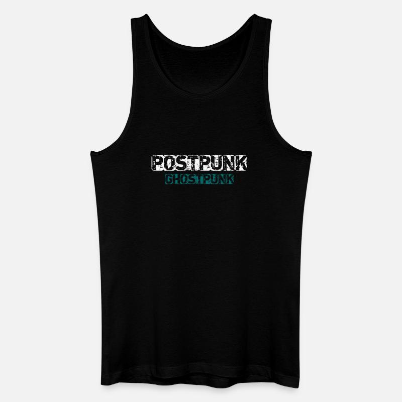 Postpunk Ghostpunk - Männer Bio Tank Top - Schwarz