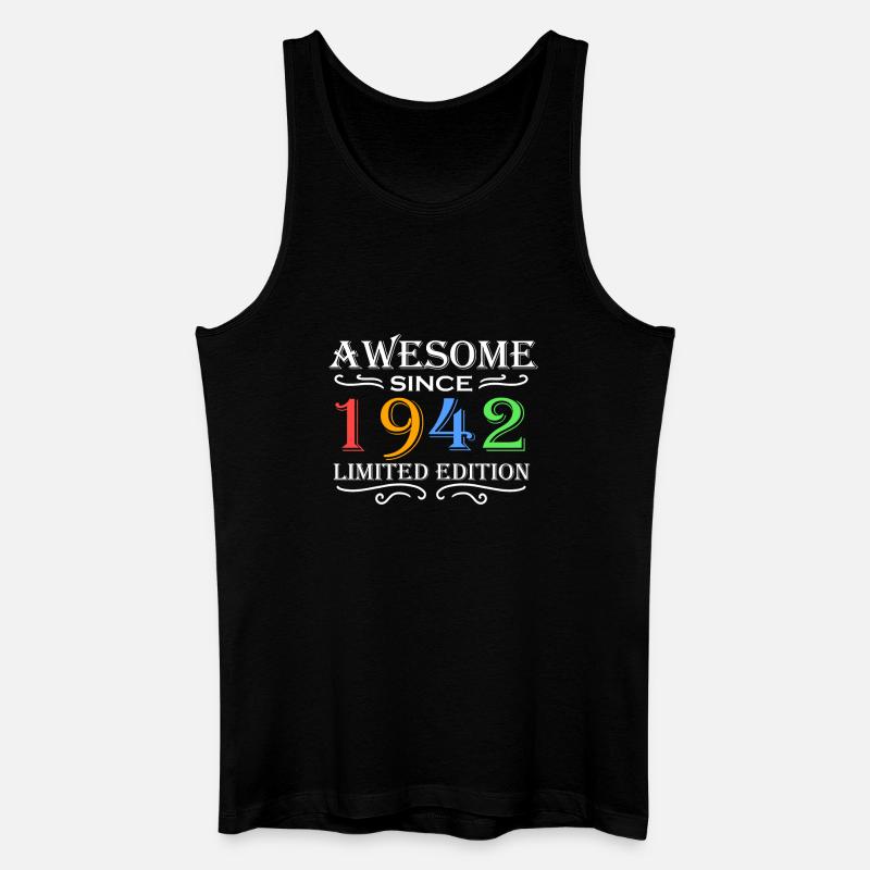 1942 - Männer Bio Tank Top - Schwarz