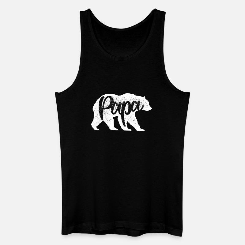 Wildcat Script Monochrom - Männer Bio Tank Top - Schwarz