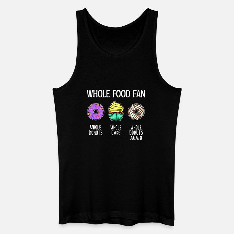 Donut Statement Candy Cake Cupcake - Débardeur bio Homme - noir