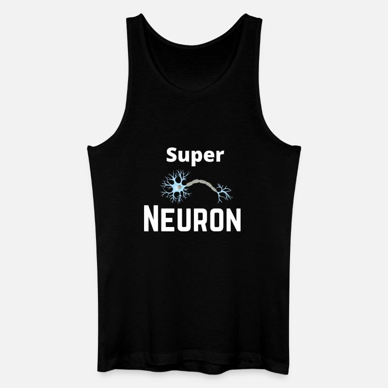 Superneuron-Netzwerk - Männer Bio Tank Top - Schwarz