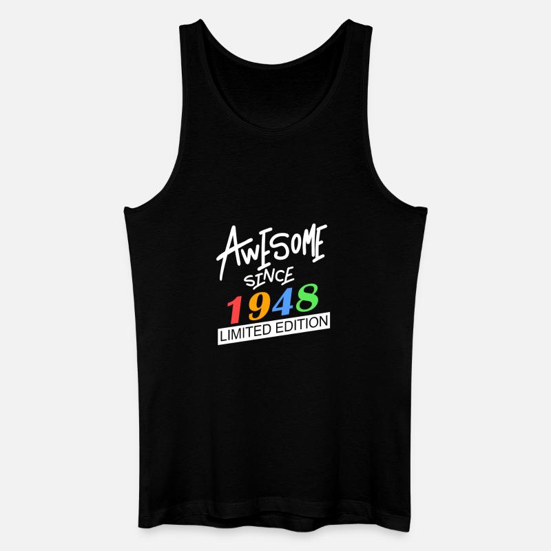 1948 - Männer Bio Tank Top - Schwarz