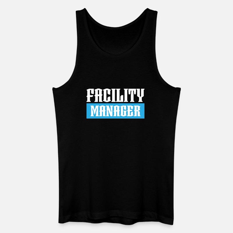 facility manager tshirt black - Men’s Organic Tank Top - black