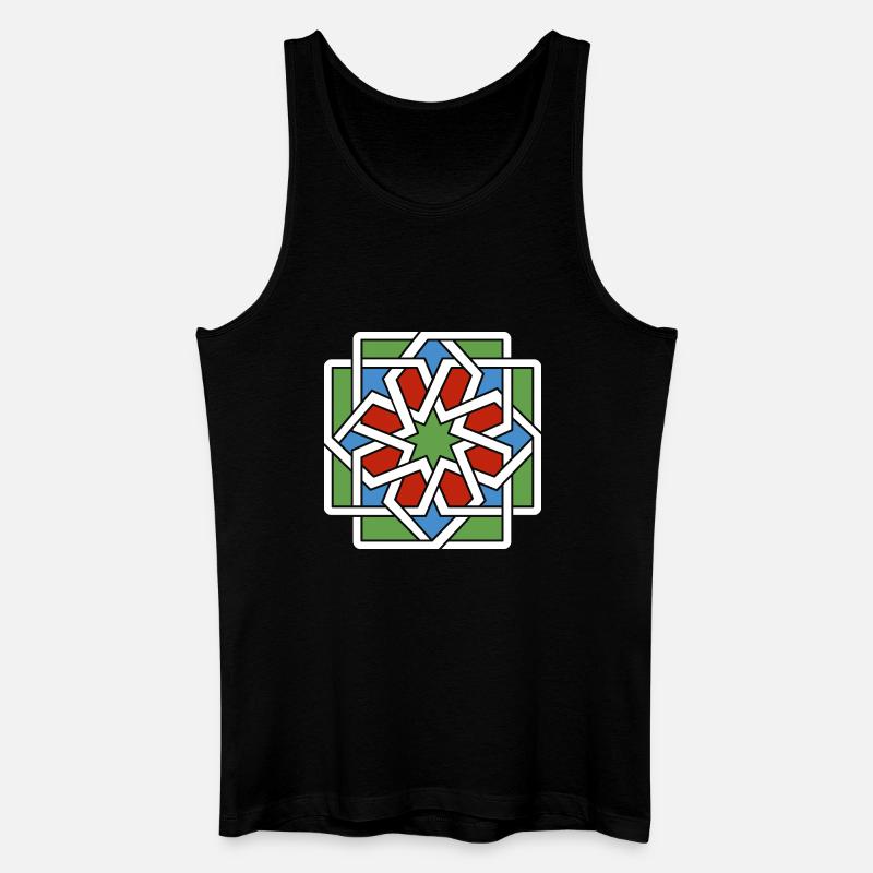 Andalusien 4 (dunkel) - Männer Bio Tank Top - Schwarz