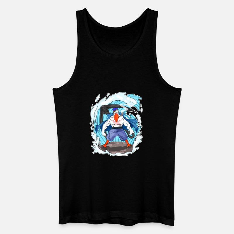 Möwe - Männer Bio Tank Top - Schwarz