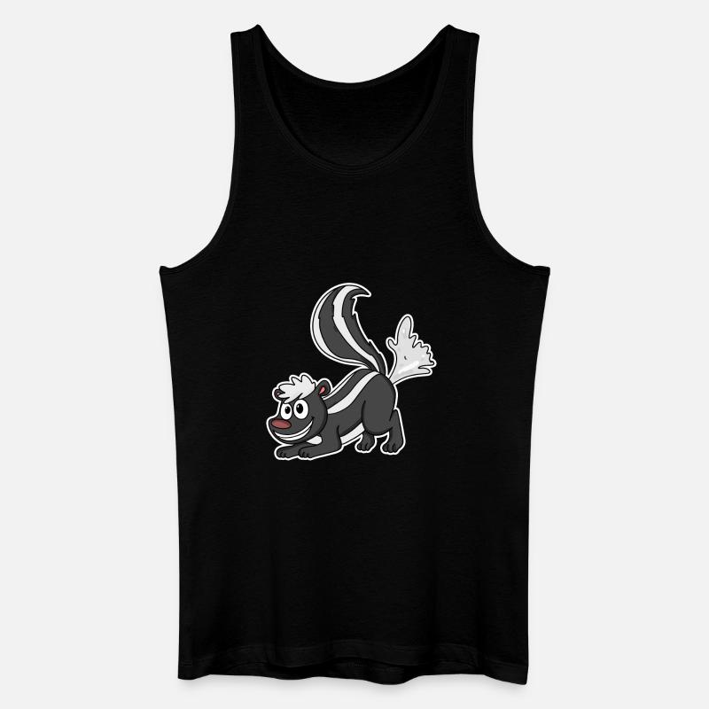 Skunks Stinktier - Männer Bio Tank Top - Schwarz