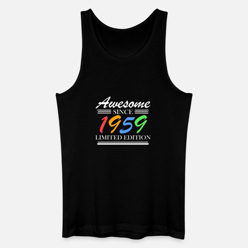 1959 - Männer Bio Tank Top - Schwarz