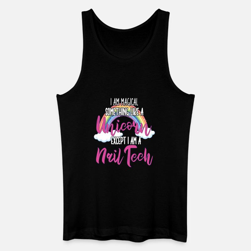 Ich Bin Etwas Magisches Nageltechniker - Männer Bio Tank Top - Schwarz