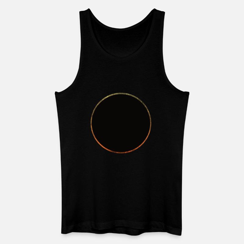 Sonnenfinsternis - Männer Bio Tank Top - Schwarz
