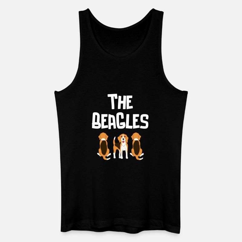 Beagle, Jagd, Jagdhund - Männer Bio Tank Top - Schwarz