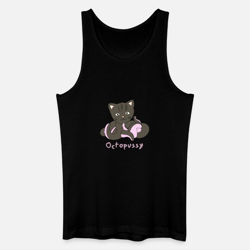 Octopussy - Männer Bio Tank Top - Schwarz