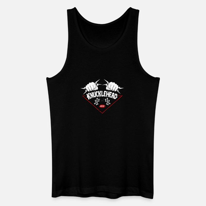 Knucklehead 1947 - Männer Bio Tank Top - Schwarz