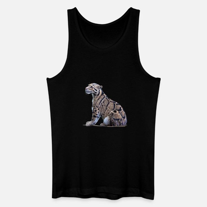 Nebelparder - Männer Bio Tank Top - Schwarz