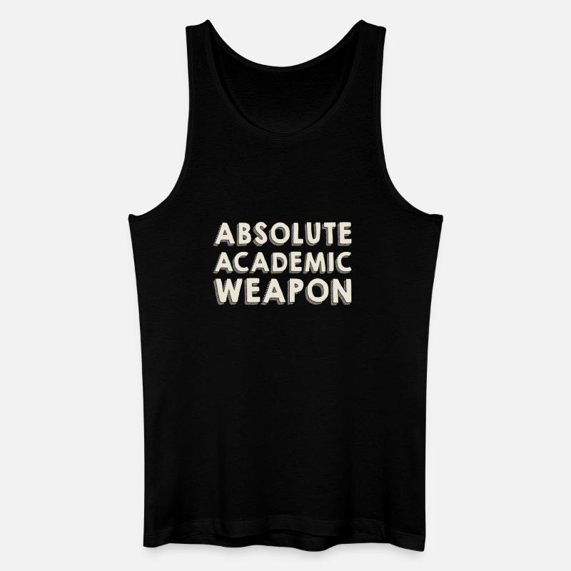 Students Absolute Academic Weapon - Men’s Organic Tank Top - black