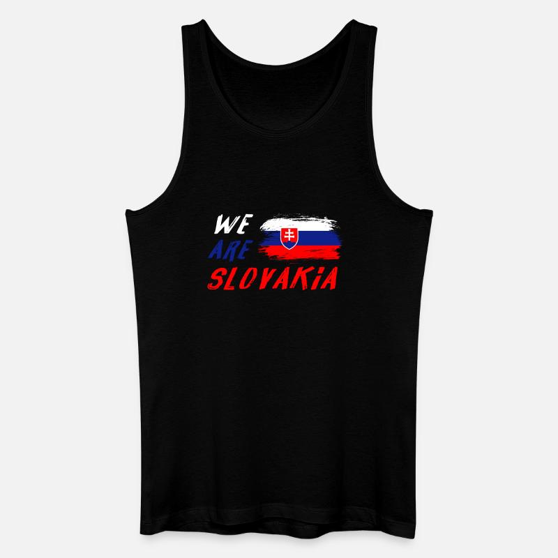 Wir sind Slowakei - Männer Bio Tank Top - Schwarz