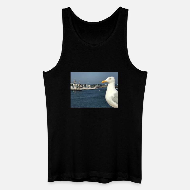 Mowe - Männer Bio Tank Top - Schwarz