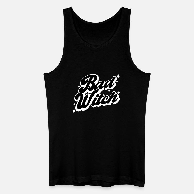 Bad Witch - Männer Bio Tank Top - Schwarz