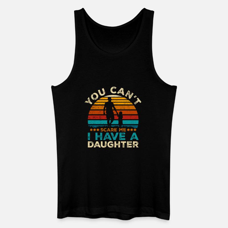 Tochter Defender Sunset - Männer Bio Tank Top - Schwarz