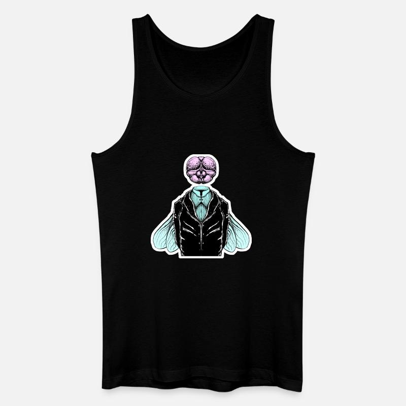 Smoking-Fliege - Männer Bio Tank Top - Schwarz