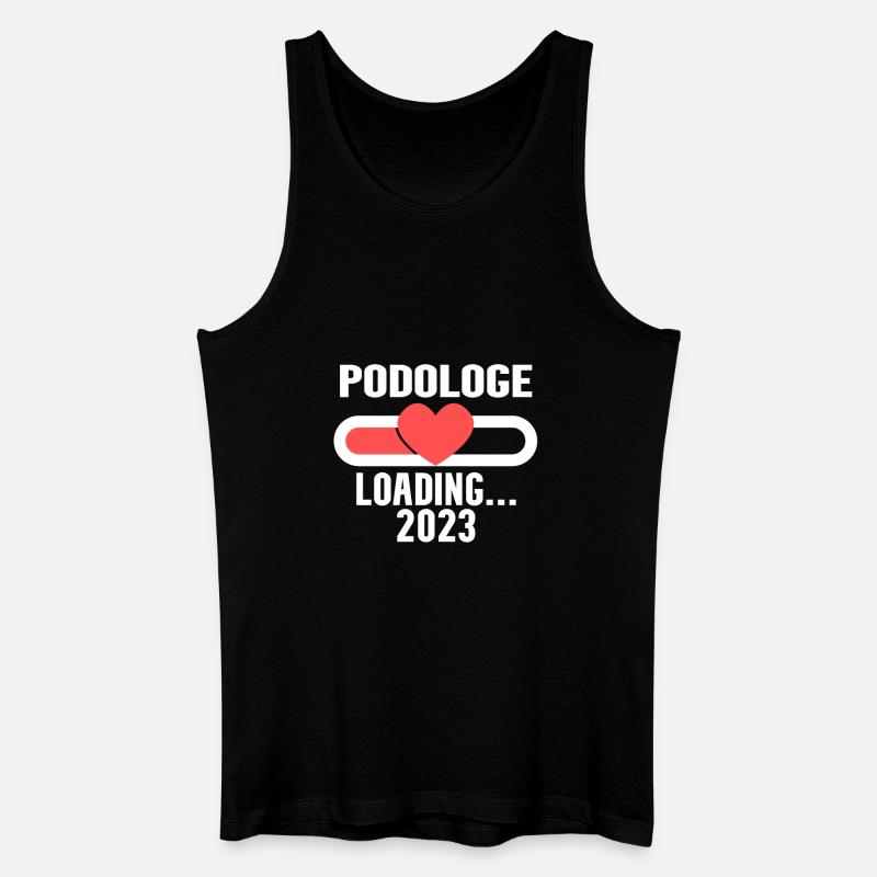 Podologe Loading 2023 - Männer Bio Tank Top - Schwarz
