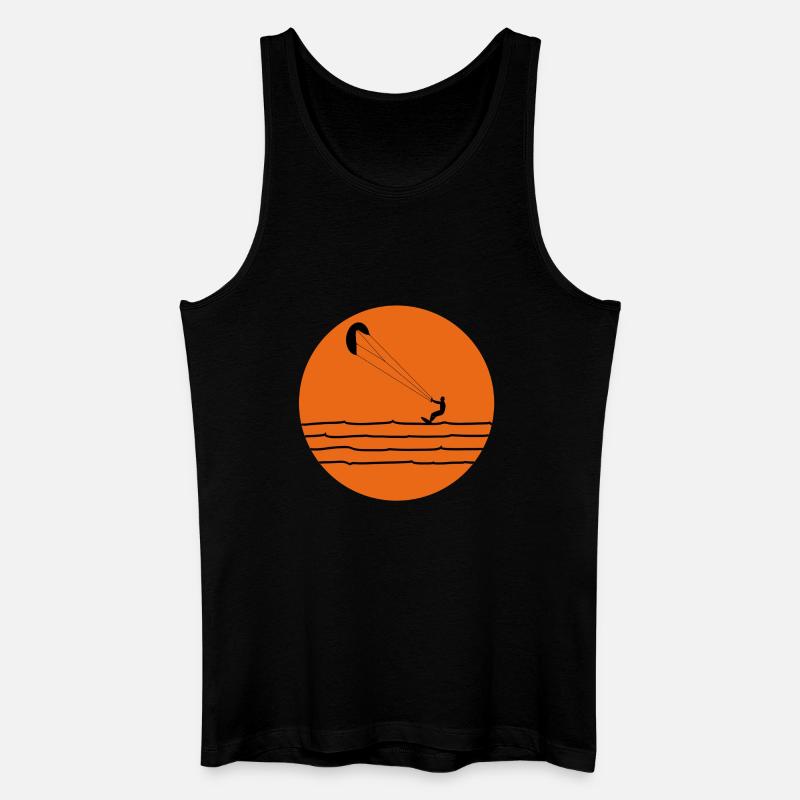Kitesurfing - Men’s Organic Tank Top - black