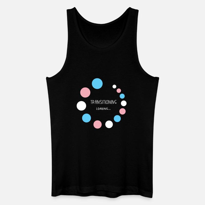 Pride Month - Transitioning... Loading - Men’s Organic Tank Top - black