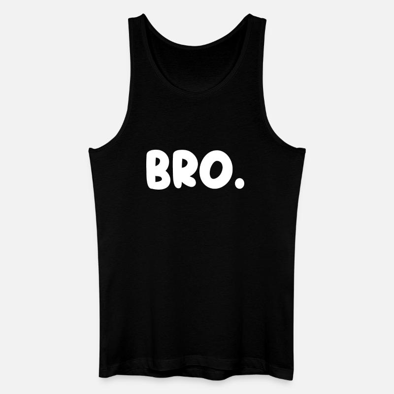 Bruder! - Männer Bio Tank Top - Schwarz