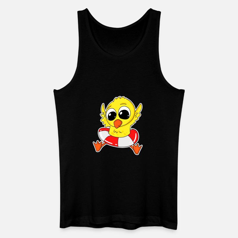 Duck bathing duck bathing - Men’s Organic Tank Top - black