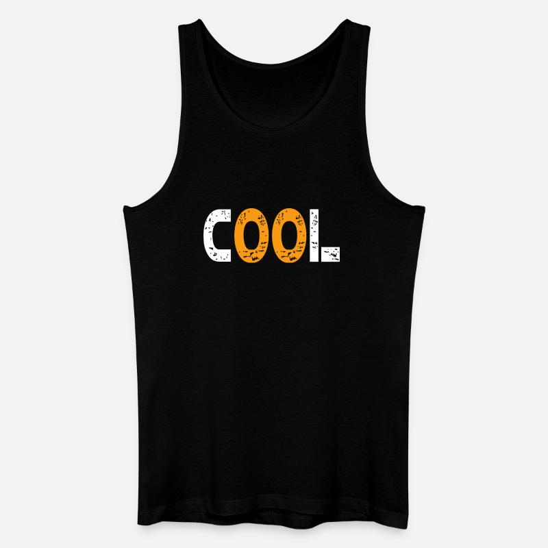Cool, modern und jung - Männer Bio Tank Top - Schwarz