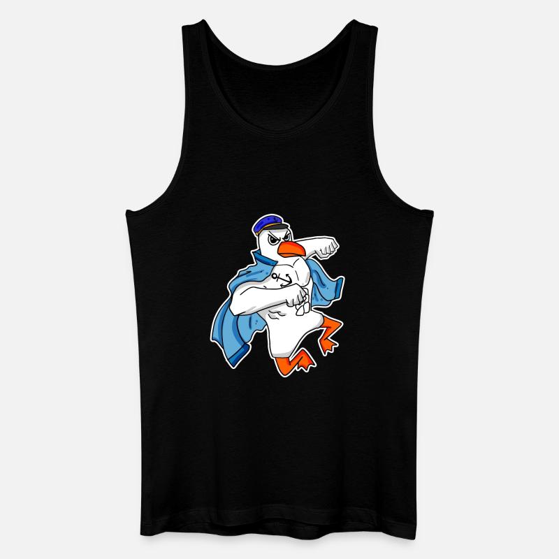 Seagull Captain Faust - Men’s Organic Tank Top - black