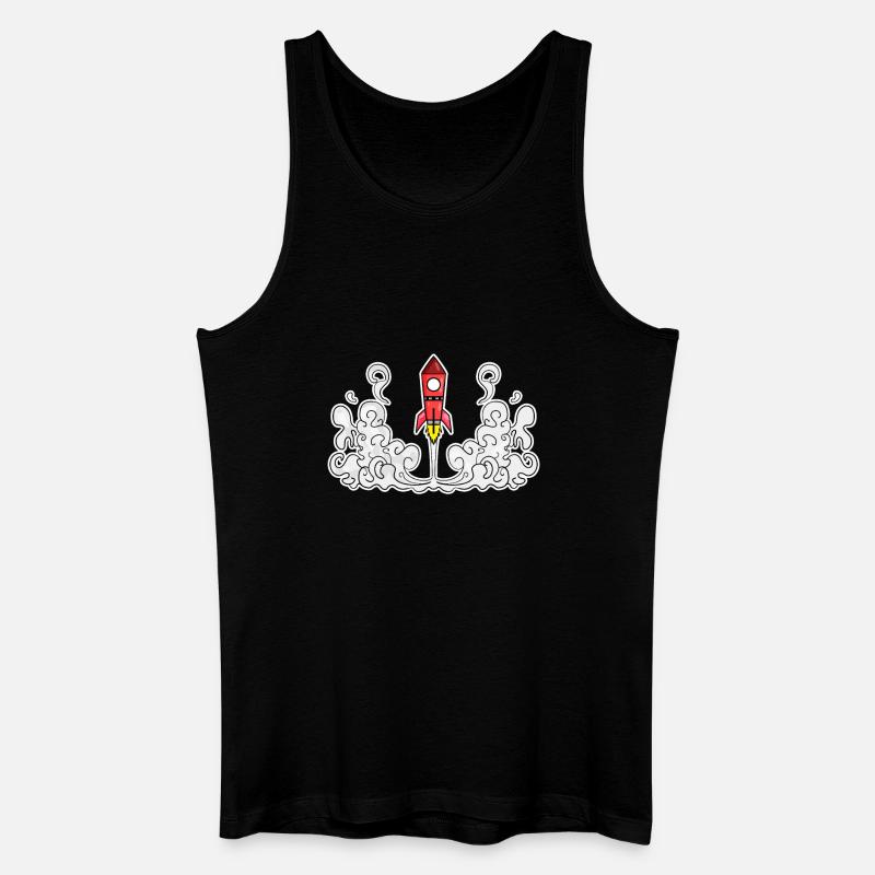 Rocket Rocket Launch Launch - Men’s Organic Tank Top - black