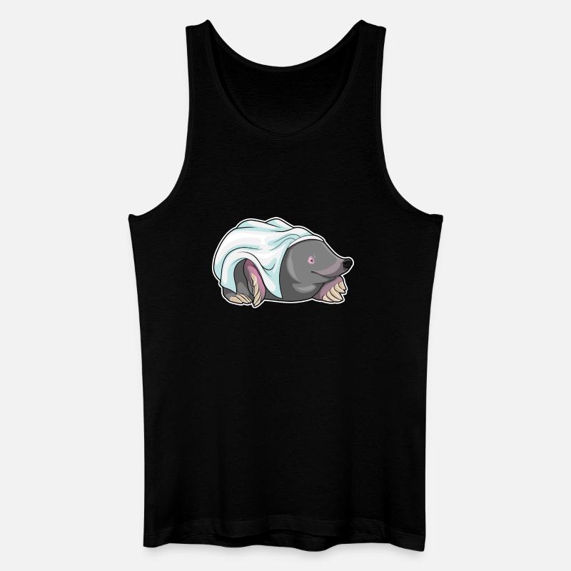 Maulwurf Braut Schleier Hochzeit - Männer Bio Tank Top - Schwarz
