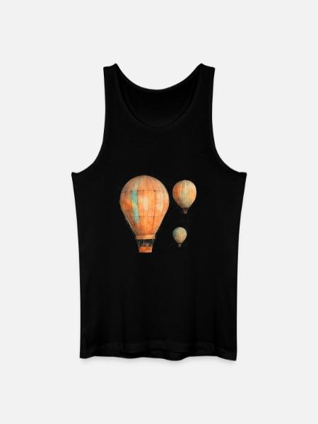 Ballon captif - Débardeur bio Homme - noir