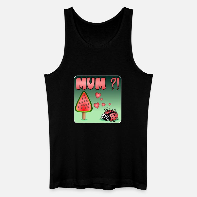 Wassermelone BUG - Männer Bio Tank Top - Schwarz