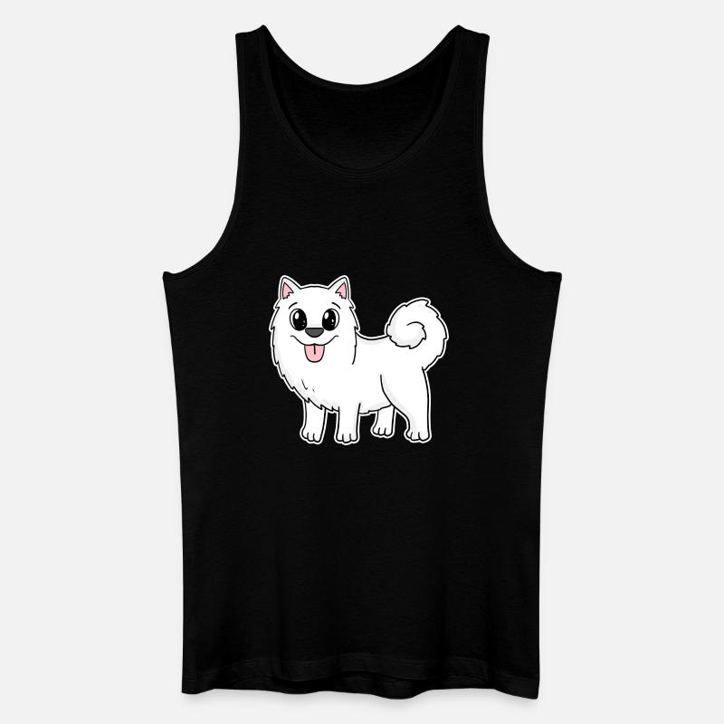 Samojede Hunderasse Hund Hunde - Männer Bio Tank Top - Schwarz