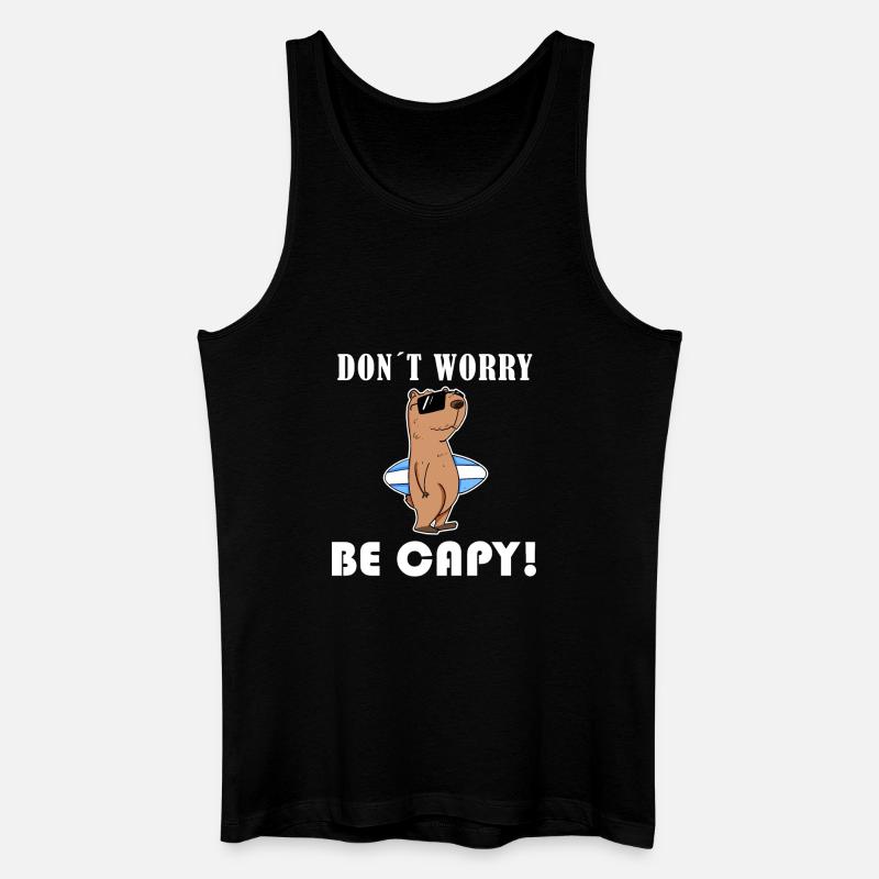 Capybara Capybara Gift - Men’s Organic Tank Top - black